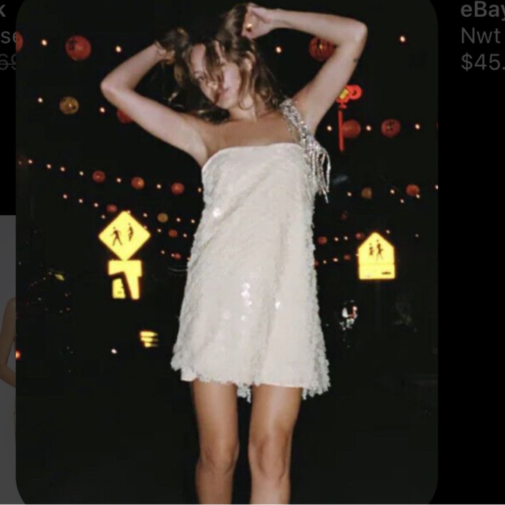 floral sequin dress